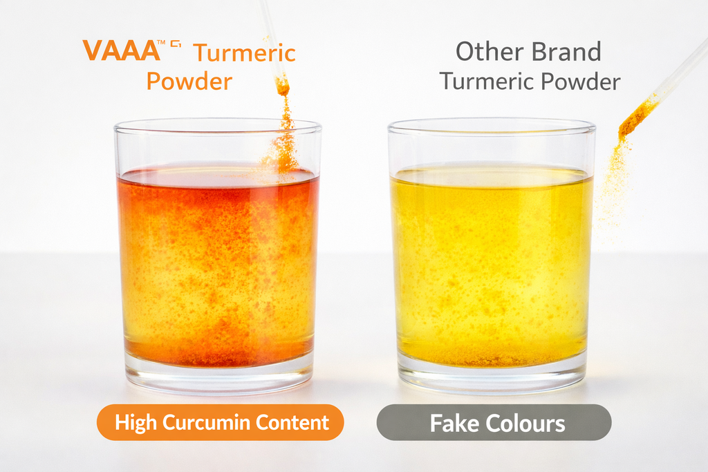 VAAA GI Tagged Lakadong Turmeric Powder – High Curcumin Natural Haldi / Manjal – Premium Unpolished Turmeric from Meghalaya - 500 Grams